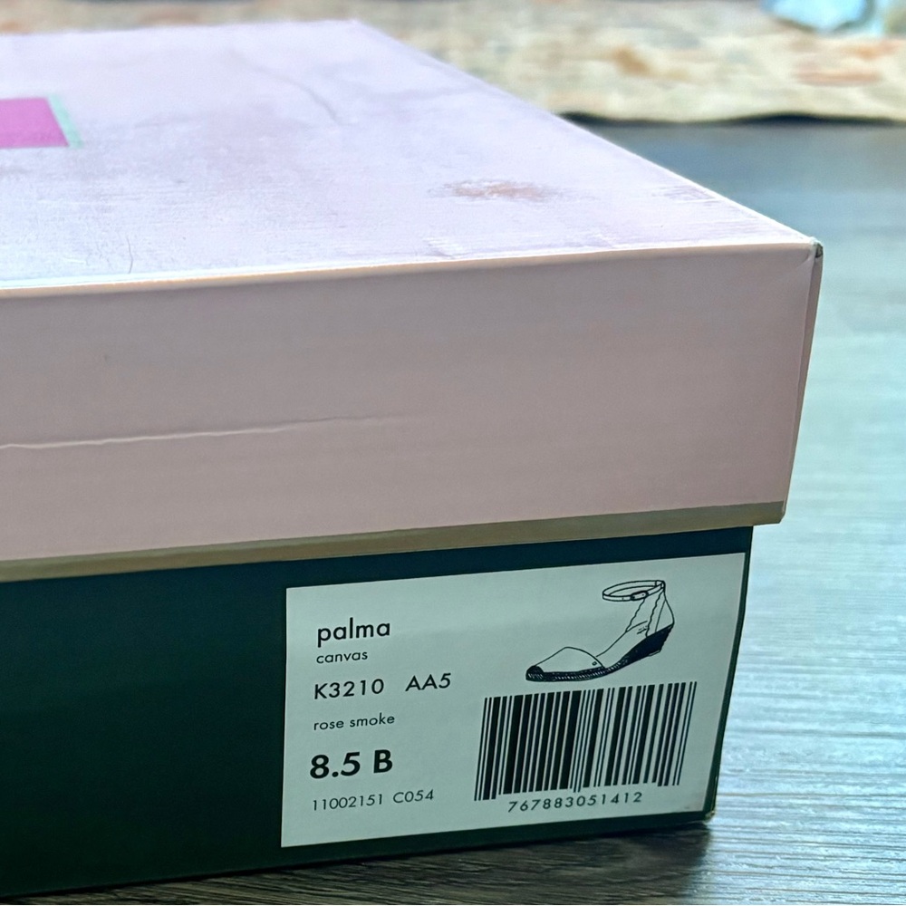 Kate Spade Blush Espadrille Wedges - Picture 6 of 8